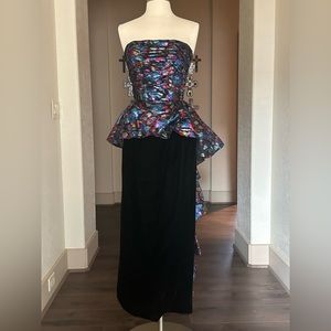 Vintage Victor Costa gown